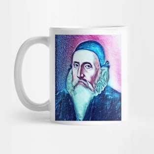 John Dee Snowy Portrait | John Dee Artwork 13 Mug